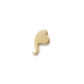 Cornocuore  Mono Earring - Gold